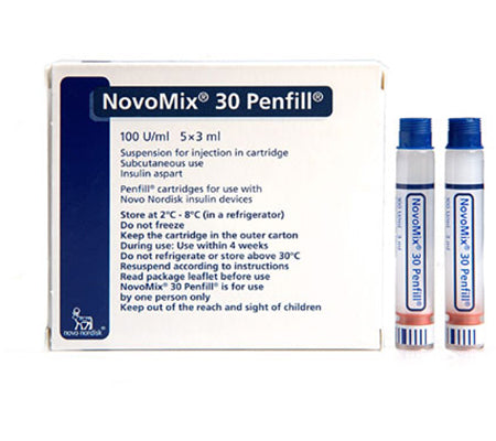 Novomix 30 Penfills 5x3ml