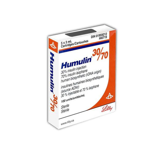 Humulin 30/70 Penfills 5x3ml