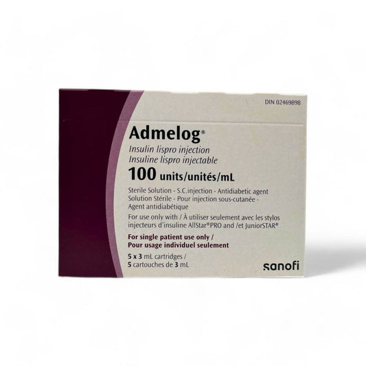 Admelog Cartridges  5x3mL
