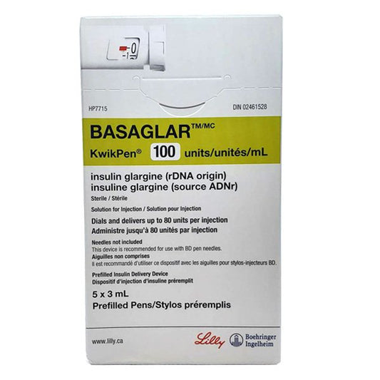 Basaglar Kwikpen 5x3ml