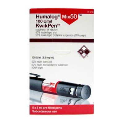 Humalog Mix50 Kwikpens 5x3ml